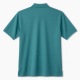 Men's Short Sleeve Performance Polo Teal Cotton Blend