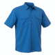 Men's Fishing Shirt Blue Short Sleeve Extra Outdoor