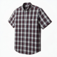 Men's Short Sleeve plaid button down shirt
