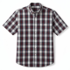 Men's Short Sleeve plaid button down shirt