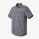 Men's Short Sleeve Button Front Check Shirt