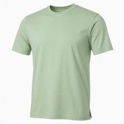 Men's Short Sleeve Light Green Tee