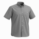 Men's Short Sleeve Button-Down Shirt, Grey
