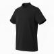 Men's Black Short Sleeve Mock Neck Tee