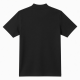 Men's Black Short Sleeve Mock Neck Tee