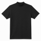Men's Black Short Sleeve Mock Neck Tee