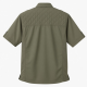 Men's Short Sleeve Quilted Shoulder Fishing Shirt