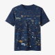 Men's T-shirt City Nightscape 15 LONG Short Sleeve