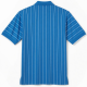 Men's Polo Shirt Blue Striped Short Sleeve Golf Activewear
