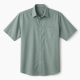 Men's Shirt – Green/Grey Short Sleeve Button Up