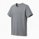 Men's Run It Short Sleeve T Shirt Printed Tee Running Gray