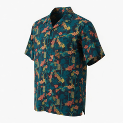 Men's Tiki Time Party Shirt Bambo Short Sleeve