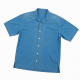 Men's Shirt Blue Short Sleeve Vintage Y2K Surf Outdoor Pocket Tee