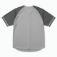 Men's Shirt Gray Short Sleeve Baseball Outdoor Sports