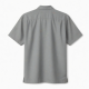 Men's Shirt Gray Hawaiian Bamboo Button Down Short Sleeve