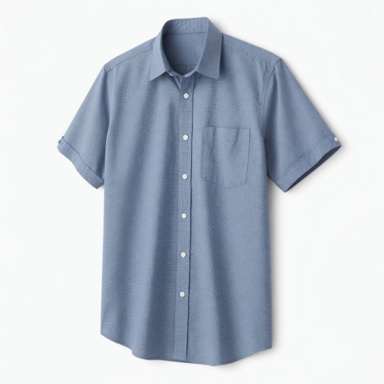 Men's Short Sleeve Button Front Shirt