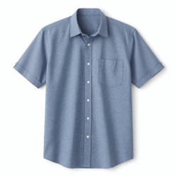 Men's Short Sleeve Button Front Shirt