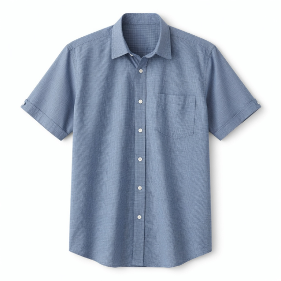 Men's Short Sleeve Button Front Shirt