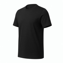 Men's Art de Automobile Logo Black Short Sleeve Cotton T-Shirt
