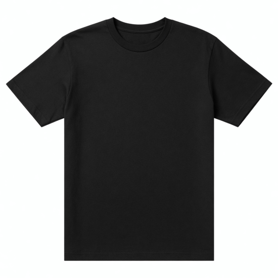 Men's Art de Automobile Logo Black Short Sleeve Cotton T-Shirt
