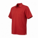 Men's Short Sleeve Performance Knit Twill Polo Red
