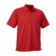 Men's Short Sleeve Performance Knit Twill Polo Red
