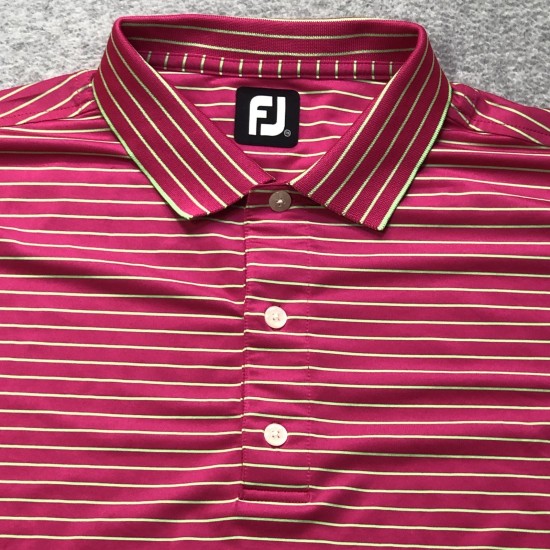 Men's Polo Shirt Pink Short Sleeve Stretch Casual Golf