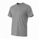 Men's Gray Crew Neck T-Shirt Short Sleeve