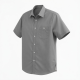 Men's Shirt Gray Short Sleeve Button Up Shirt