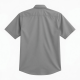 Men's Shirt Gray Short Sleeve Button Up Shirt