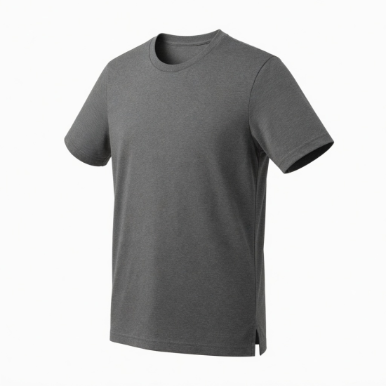 Men's Team Apparel Gray Duel Blend Short Sleeve Tee