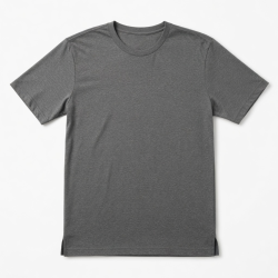 Men's Team Apparel Gray Duel Blend Short Sleeve Tee