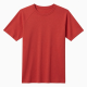 Men's Logo Graphic Red Short Sleeve Crew Neck Knit T-Shirt Regular