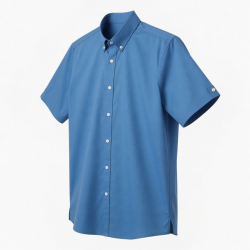 Men's Short Sleeve Stretch Shirt, Blue