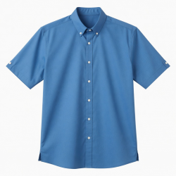 Men's Short Sleeve Stretch Shirt, Blue
