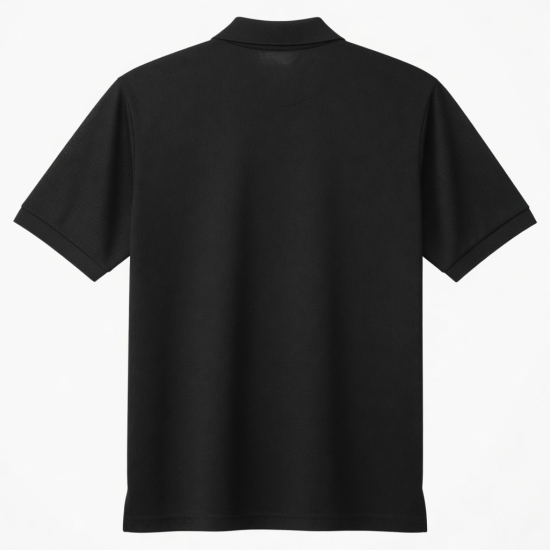 Men's 99 Black mesh Short Sleeve Polo shirt, Blue