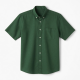 Men's Short Sleeve Woven Shirt, Green