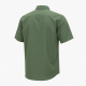 Men's Short Sleeve Woven Shirt, Green (6517)