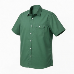 Men's Short Sleeve Shirt, Green