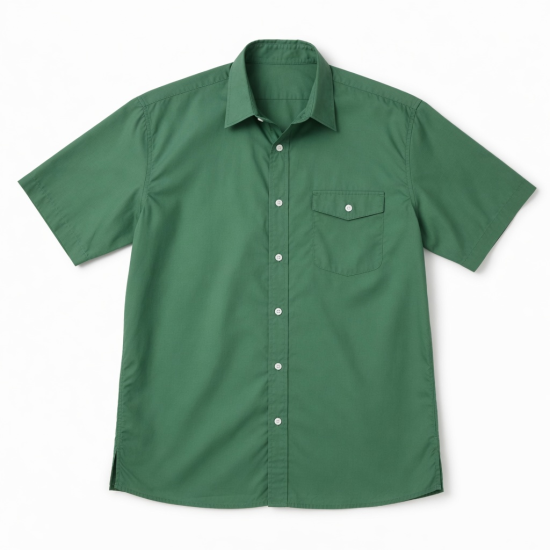 Men's Short Sleeve Shirt, Green