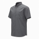Men's Short Sleeve Woven Tech Shirt Grey