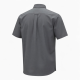 Men's Short Sleeve Woven Tech Shirt Grey