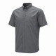 Men's Short Sleeve Woven Tech Shirt Grey