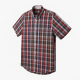Men's Short Sleeve Plaid Shirt Multi Color
