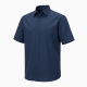 Men's Short Sleeve Everyday Performance Button Up Shirt Ink Blue