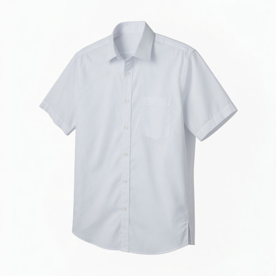 Men's Short Sleeve Shirt in White