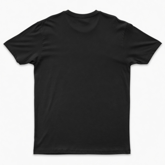 Men's Black Short Sleeve T Shirt, Cotton Poly, Antler Sword Design
