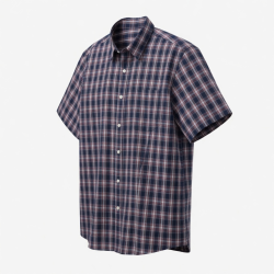 Men's Plus Short Sleeve Check Shirt in 3 Colours