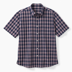Men's Plus Short Sleeve Check Shirt in 3 Colours