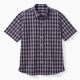 Men's Plus Short Sleeve Check Shirt in 3 Colours